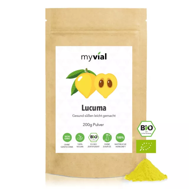 Polvere Bio Lucuma 200g | 100% naturale | senza additivi | per diabetici