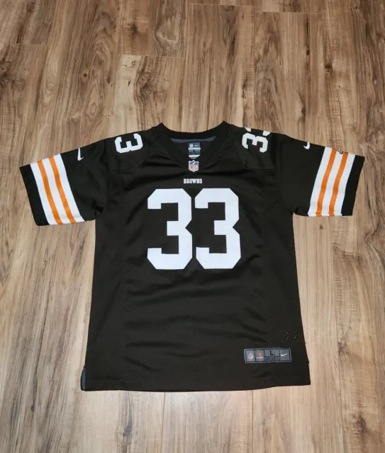 New Nike NFL On Field Cleveland Browns Trent Richardson Jersey #33 Youth L 14/16
