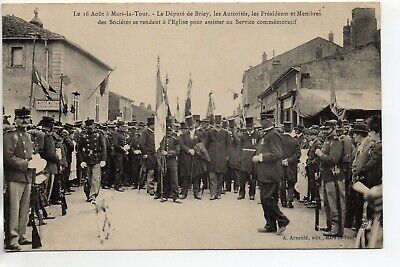 MARS LA TOUR - Meurthe et Moselle - CPA 54 - Evenement Soldats Député de BRIEY