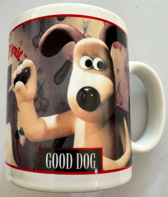 WALLACE & GROMIT MUG Good/Bad Dog/Gromit/Preston licensed 1989 BBC VG+