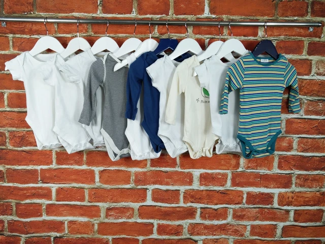 Baby Boys Bundle Age 3-6 Months Next J Conran Gap M&S Bodysuit Vest Stripe 68Cm