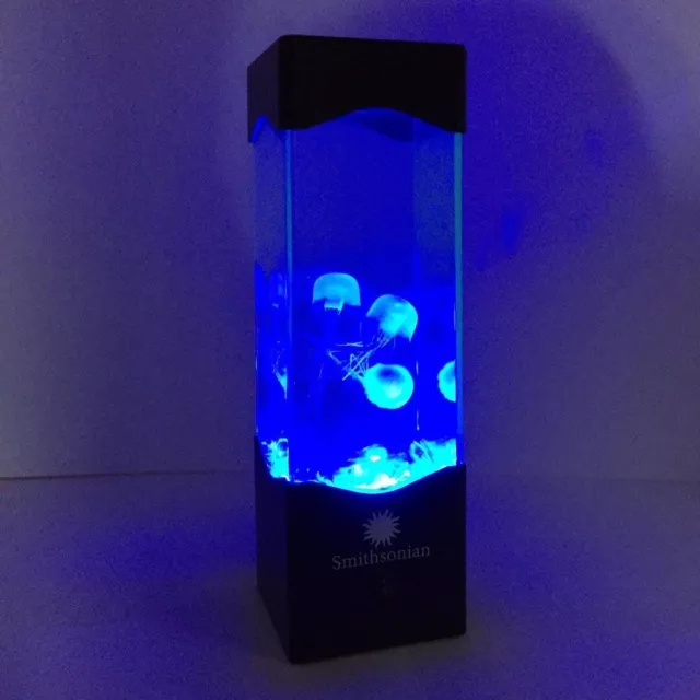 Jellyfish Tank Smithsonian LED Lamp Ambiance Room Decor LIGHTLY USED