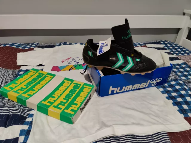 Botas Hummel Butragueño Real Madrid + camiseta