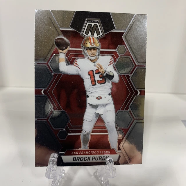 2023 panini mosaic brock purdy base 211 san francisco 49ers 5 93