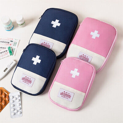 Bolsa médica portátil bolsa de almacenamiento de medicamentos kit de primeros auxilios de almacenamiento de viaje organizar