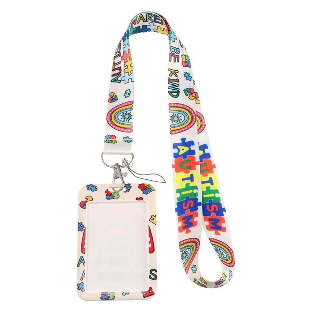 Autism keychain lanyard hotsell
