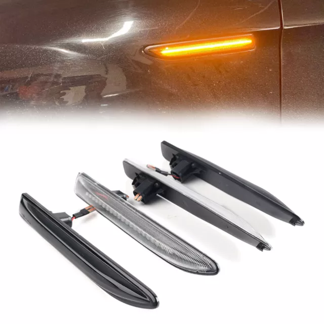 LED Dynamic Side Turn Signal Lamp For Ford Mondeo Mk4 Hatchback Saloon Estat