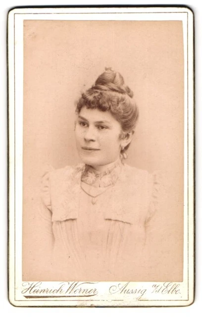 Fotografie Heinrich Werner, Aussig a. d. Elbe, Teplitzerstr. 15, Junge Dame im