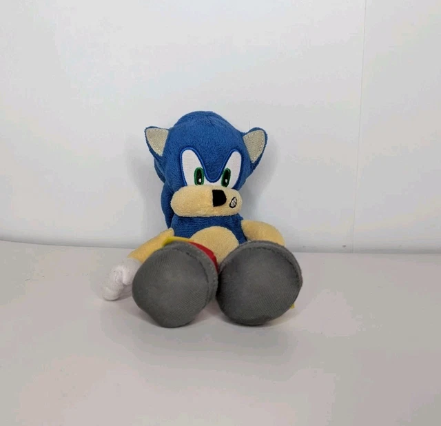 SEGA SONIC THE Hedgehog Peluche 8” Lanzamiento Original Raro Azul