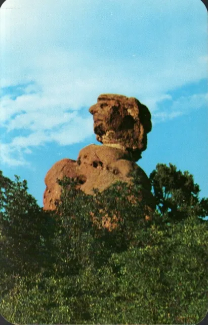 Postcard - Old Scotchman (Harry Lauder) Garden of the Gods, Pikes Peak Colorado