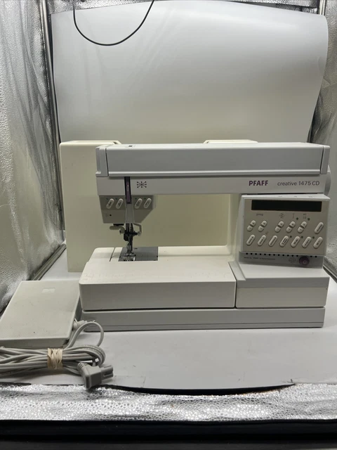 PFAFF Creative 1475 CD Sewing Machine Bundle W Foot Pedal PDF Manual Extras