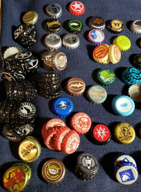 Large Lot 3+ lbs. Beer Bottle Caps for Collecting or Crafts Widmer Bros Saranac