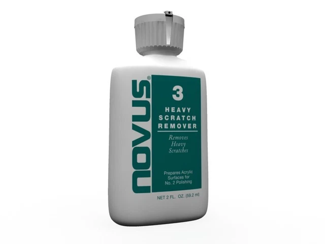 Novus Polish No 3 Plastic Coin / Comic Slabs Capsule Heavy Scratch Remover 2 Oz