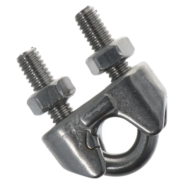 M8 sella bulloni a U fissaggio 304 cavo acciaio inox bloccaggio corda-cavo clip