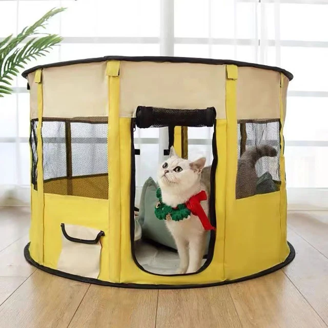 Valla suministros para mascotas caja de arena para gatos sala de entrega para mascotas perrera tienda jaula para gatos