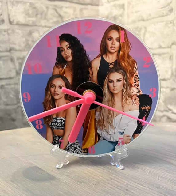 Novelty CD Gift Clock - Little Mix INCLUDES box, stand & battery!