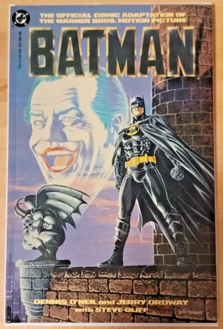 batman the movie official COMIC adaptation 1989 JOKER JACK NICHOLSON UNREAD MINT