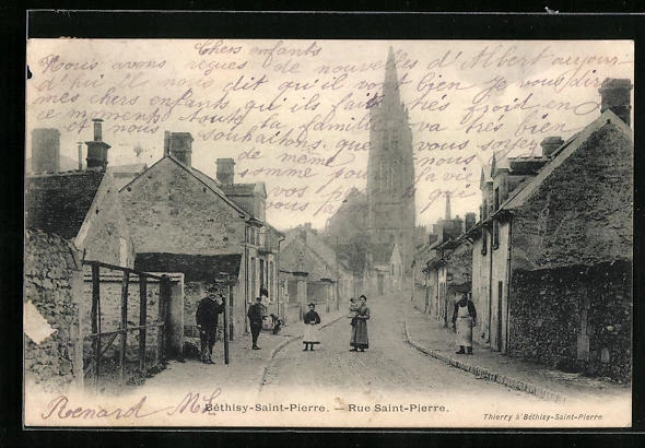 CPA Béthisy-Saint-Pierre, Rue Saint Pierre