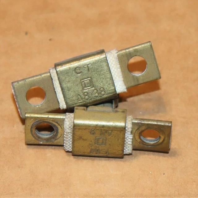 One Lot of 2 Square D  A8.38   Thermal Overload Relay Heater Element Sq D