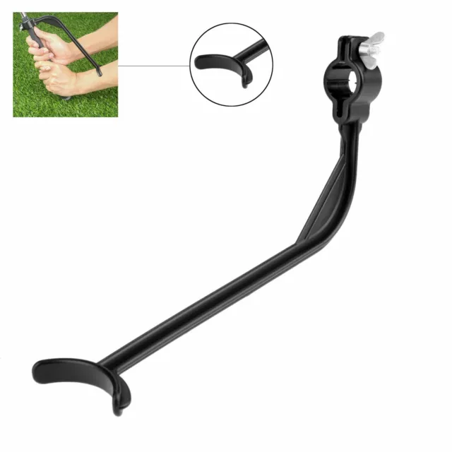 Professional Golf Swing Training Aid Corrector Gesture Wrist Arm Control Black