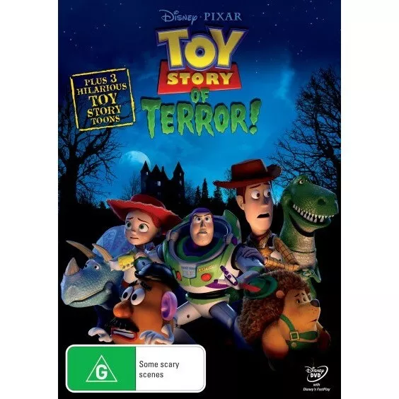 Toy Story of Terror (DVD, 2013) PAL Region 4 (Disney / Pixar) Plus 3x Cartoon