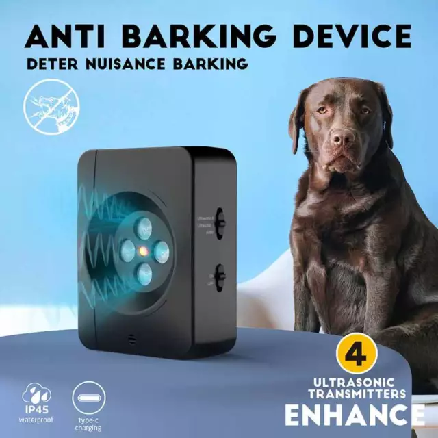 Ultrasonic Anti-Bark Device Pet Dog Barking Control Stop Repeller Silencer Hot