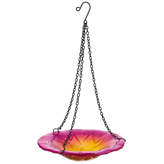 Jardin suspendu à oiseaux swing fleurit fleur mangeur d'oiseaux