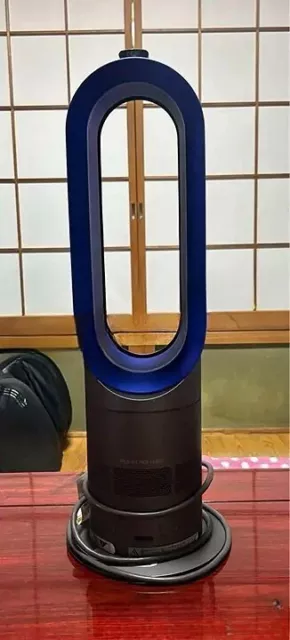 dyson Hot + Cool AM05 Ceramic fan heater Satin Blue Iron w/Remote Control Japan