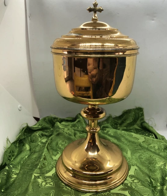 CATHOLIC CHURCH STERLING CIBORIUM Chalice 4 TABERNACLE
