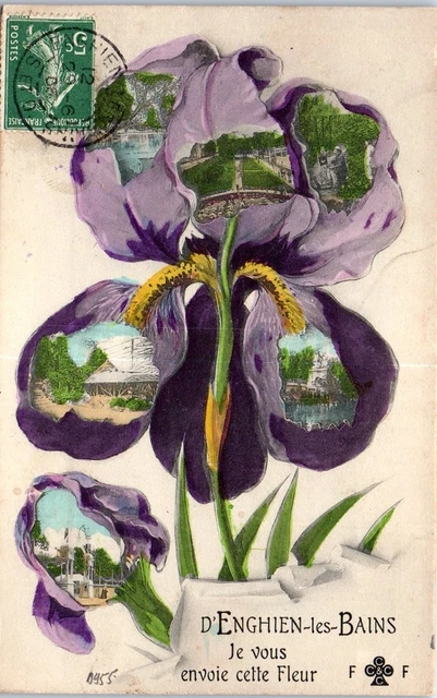 95 ENGHEIN LES BAINS - je vous envoie cette fleur.