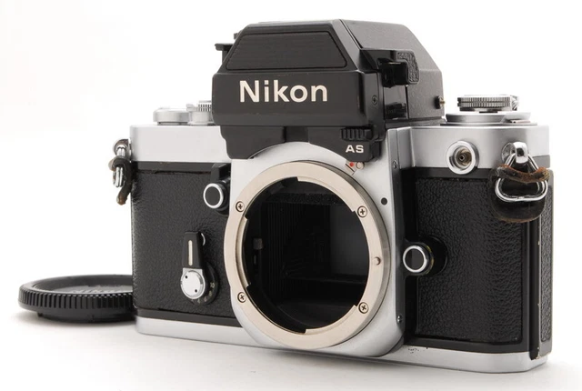 [Casi como nueva] Cámara fotográfica Nikon F2 Photomic AS plata 35 mm SLR de JAPÓN