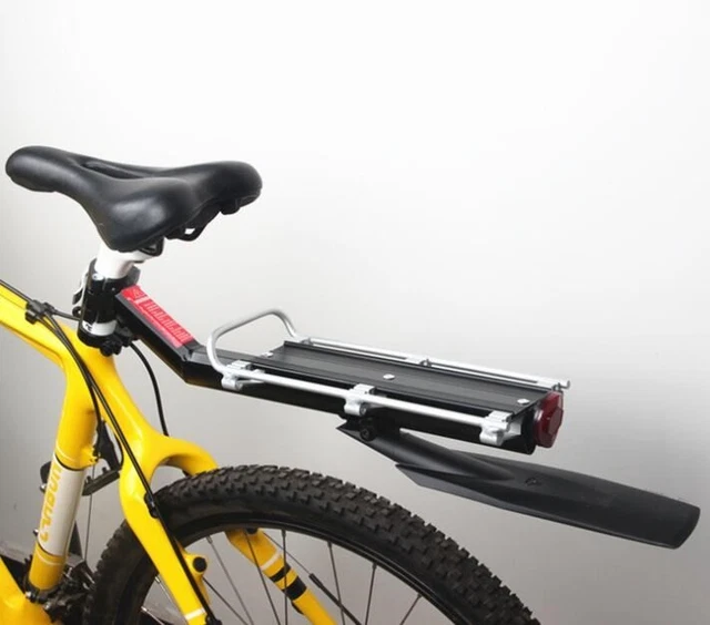 Portapacchi Posteriore Per Bici MTB - Alluminio Leggero, Fino A 27 Kg, Regolabile Per Ruote 26-29 Pollici