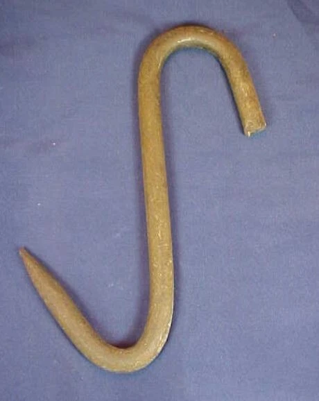 Vintage Cast Iron Hook Barn Industrial Style Heavy