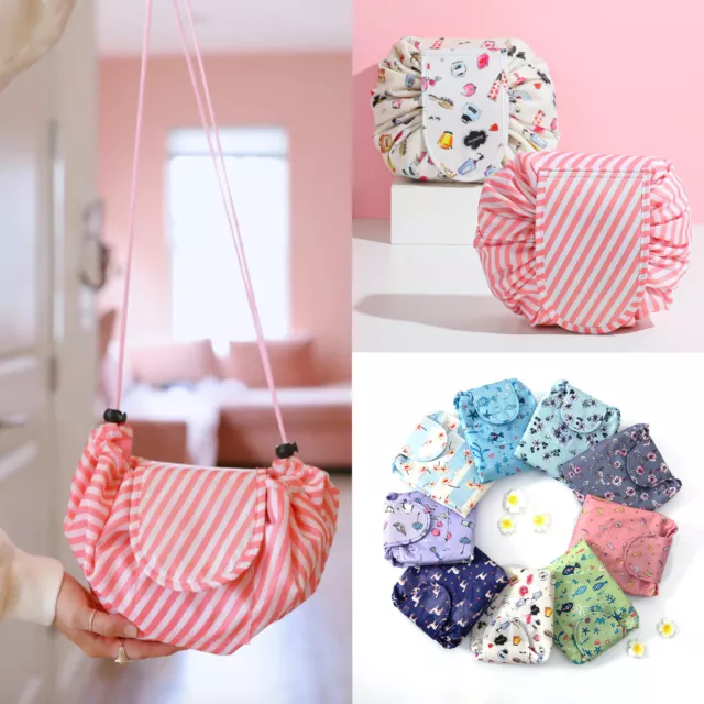 Lazy Makeup Drawstring Bag Storage Magic Travel Pouch Cosmetic Make-up Bags