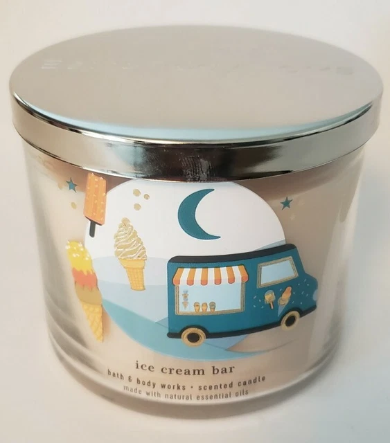 BATH & BODY Works Ice Cream Bar 3 Wick 14.5 Oz Scented Candle 23.99