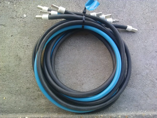 4 liaisons fil / cable 3m d alimentation TGBT tarif jaune HO7-VK 70 mm² + cosses