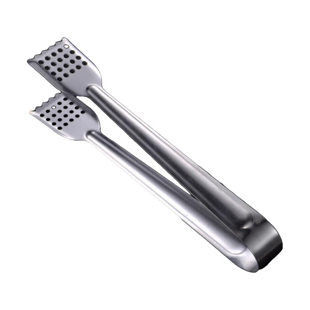 2 pcs Bbq Tongs Buffet Tongs for Serving Food Metal Tong Sandwich Tong