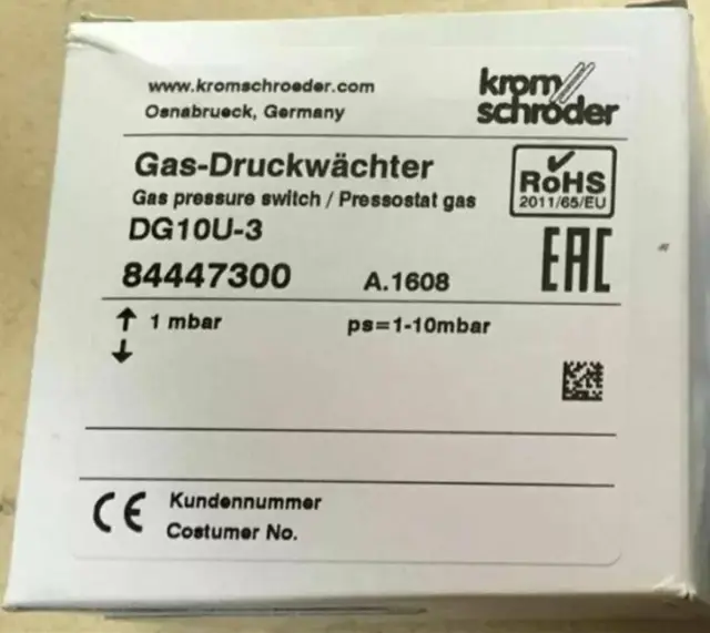 1PC NEW KROM Pressure Switch DG10U-3 #D3