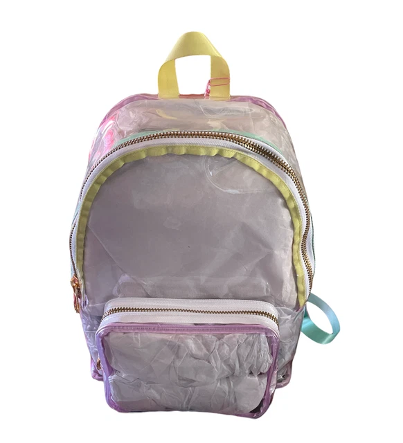STONEY CLOVER LANE x Target Transparent Clear Lavender Backpack New