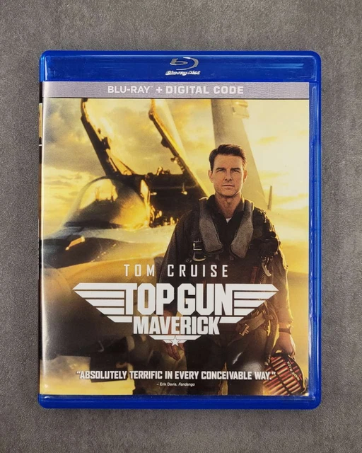 TOP GUN MAVERICK - Blu-Ray + Digital Code - Brand New - with Bonus