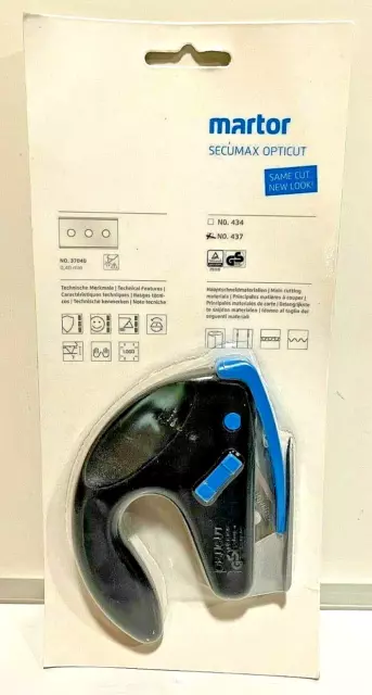 MARTOR SECUMAX OPTICUT PUSH NO: 437 Film & Foam Safety Cutter Knife