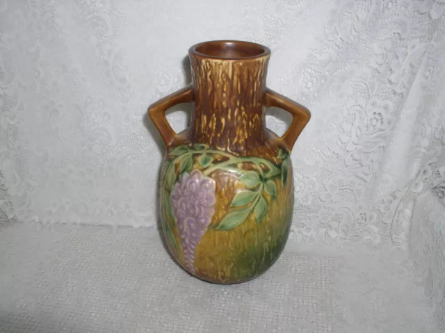 Roseville Pottery Gold Label Wisteria 9 1/4" Vase