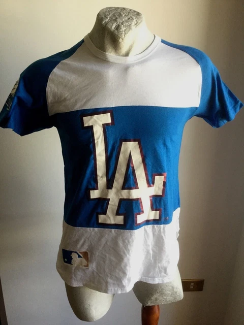 Maglia los angeles dodgers Cooperstown majestic T-Shirt Cotone jersey size S