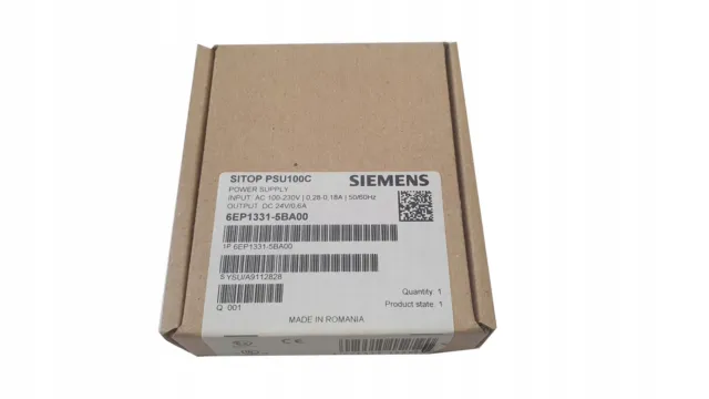 Siemens Power Supply 0.6A Sitop Psu100C 6Ep1331-5Ba00 / #A E0Au 0277