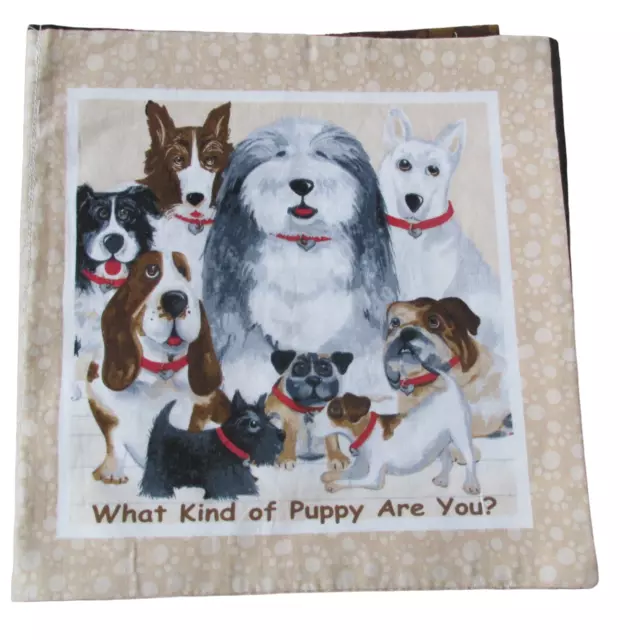 What Kind of Puppy Are You? Cloth Book by Michele Wojcicki Children Reading Kids