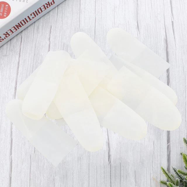 Protector de puntas de látex elástico antiestático dedo para uñas