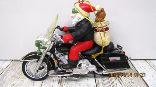 Vintage Harley Davidson collectibles Christmas Santa Claus Holiday Riding Motorc