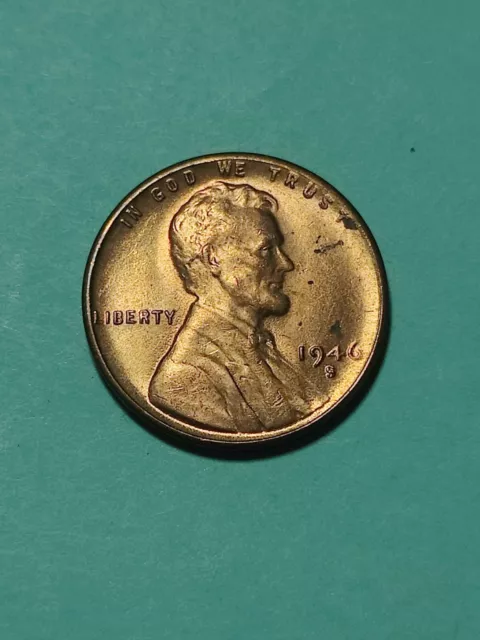 1946-s San Francisco mint red uncirculated UNC BU lincoln cent wheat penny