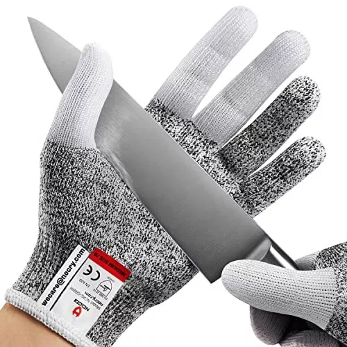 NoCry Cut Resistant Work Gloves for Women and Men with Reinforced Fingers Com...