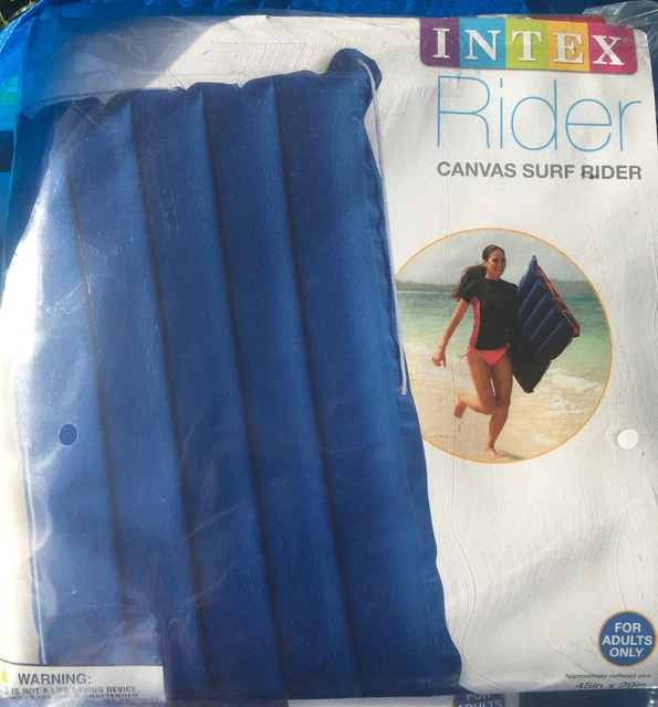 canvas surf rider rafts Discount Vintage 1984 Intex The Wet Set Canvas Surf Rider Inflatable Raft 59194 Red 45x30 for sale online eBay